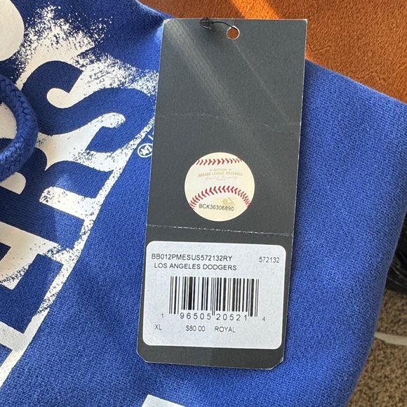 NWT ‘47 Royal Blue Los Angeles LA Dodgers Hoodie - Picture 3 of 6